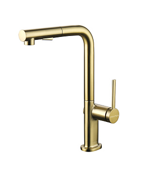 Смеситель для кухни Paulmark NEO Ne214419-BG на мойку золото